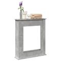 vidaXL Obloženie krbu betónovosivé 75x20x87,5 cm kompozitné drevo