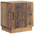 vidaXL Nočný stolík 2 ks Staré drevo 43 x 34,5 x 47 cm