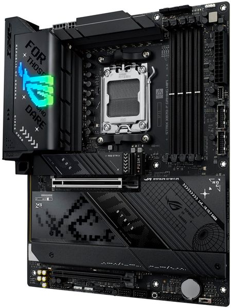 ASUS ROG STRIX X870-F GAMING WIFI/AM5/ATX Základní deska, AMD X870, AM5, 4× DDR5 DIMM (max. 192GB), Wi-Fi, 4× M.2, DisplayPort, HDMI, 2× USB4, ATX