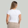 Dámske tričko Ribbed White - STRIX, veľkosť L