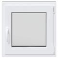 vidaXL Otočné a sklopné okno do suterénu RISOR 50 x 50 cm PVC a sklo