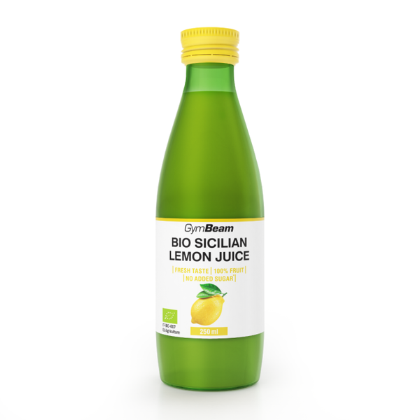 BIO Šťava zo sicílskych citrónov - GymBeam, 250 ml