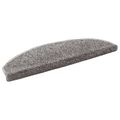 vidaXL Samolepiace schodové rohože 15 ks 80 x 24,5 x 3,5 cm Sivá