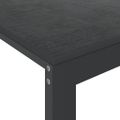 vidaXL Počítačový stôl čierny 110x60x73 cm drevotrieska