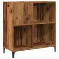 vidaXL Skrinka na platne staré drevo 84,5x38x89 cm kompozitné drevo