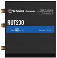 Teltonika RUT200 průmyslový router   1x LAN, 1x WAN, 1x SIM + eSIM, LTE, Wi-Fi 4 Router, 4G LTE Cat 4, Wi-Fi 802.11n, 2× Ethernet 10/100, VPN, DIN montáž, -40 až +75 °C, RMS