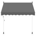 vidaXL Ručná skladacia markíza 180 g / m² polyester s PU povrchom