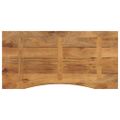 vidaXL Stolová doska so zakrivením 140x50x2,5 cm surový mangový masív