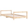 vidaXL Rám detskej postele 90x190 cm masívna borovica