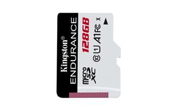 KINGSTON 128GB microSDHC Endurance 95R/30W C10 A1 UHS-I bez adaptéru