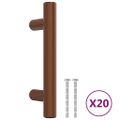 vidaXL Rukoväte na skrinku 20 ks bronzové 64 mm nehrdzavejúca oceľ