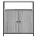vidaXL Komoda sivá sonoma 70x30x80 cm kompozitné drevo