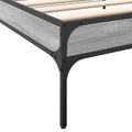 vidaXL Rám postele Sivý Sonoma 80 x 200 cm Kompozitné drevo