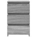 vidaXL Nočné stolíky 2ks sivý dub sonoma 40x35x62,5cm spracované drevo
