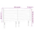 vidaXL Čelo postele s LED zelené 203x16x118/128 cm látka