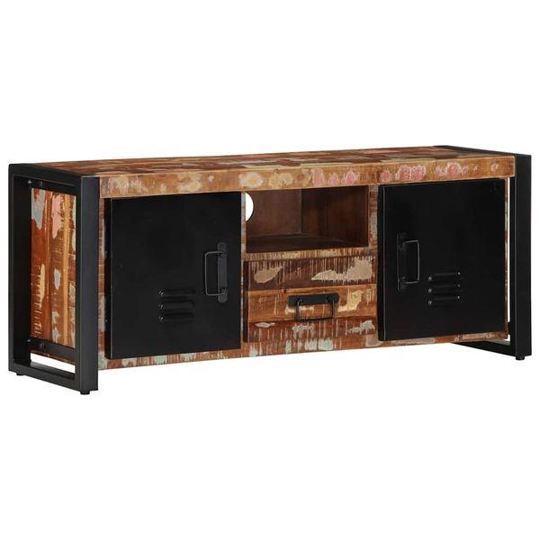 VidaXL TV skrinka 100x30x40 cm Rekultivované masívne drevo