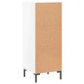 vidaXL Komoda lesklá biela 34,5x34x90 cm spracované drevo