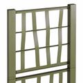vidaXL Záhradný kvetináč s trellis Zelená 36 x 36 x 140 cm PP