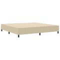 vidaXL Platformový rám postele Šedá zelená 200 x 200 cm