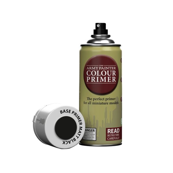 Army Painter sprej: Base Primer Matt Black