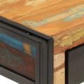 vidaXL Konzolový stolík 110x30x76 cm masívne recyklované drevo