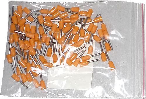 Dutinka na kábel 0,5mm2 oranžová (E0508), balenie 100ks