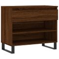 vidaXL Botník hnedý dub 70x36x60 cm spracované drevo