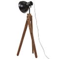 vidaXL Podlahová lampa 25 W čierna 45x45x120 cm E27