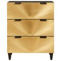 vidaXL Komoda set 2 ks 120 x 33 x 75 cm Masívne mango drevo