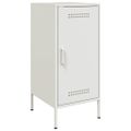 vidaXL Komody 2 ks biele 36x39x79 cm oceľ
