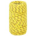 vidaXL Lodné lano žlté 2 mm 100 m polypropylén