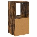 vidaXL Nočný stolík 2 ks Dymová dub 35 x 32 x 68,5 cm Kompozitné drevo