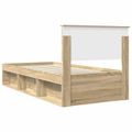 vidaXL Rám postele Sonoma 90 x 190 cm Masívne borovicové drevo