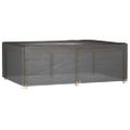 vidaXL Obaly na záhradný nábytok 2 ks 12 očiek 230x165x80 cm obdĺžnik