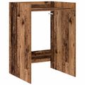 vidaXL Kabinet na práčku s úložiskom Staré drevo 67,5 x 62 x 97 cm