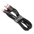 Baseus Cafule USB Lightning kábel 1,5 A 2 m (čierny + červený)