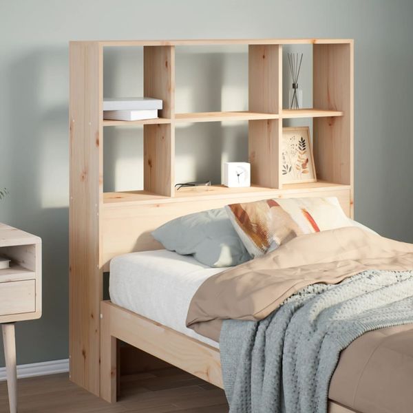 vidaXL Čelo postele s úložným priestorom 75 cm borovica