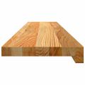vidaXL Okenný parapet 2 ks svetlohnedá 100x20x2 cm dubový masív