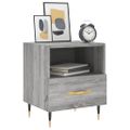 vidaXL Nočné stolíky 2 ks sivé sonoma 40x35x47,5 cm kompozitné drevo