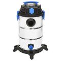 vidaXL Vysávač mokrý/suchý 1200 W 30 l strieborný