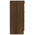 vidaXL Komoda hnedý dub 60x30x70 cm spracované drevo