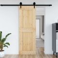 vidaXL Dvere NARVIK 80 x 210 cm Masívne borovicové drevo (neupravené)