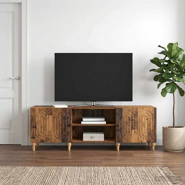 vidaXL TV skrinka 150 x 31 x 50 cm Staré drevo Kompozitné drevo