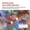 LED vianočná cherry reťaz – guličky, 30 m, vonk. aj vnútor., multicolor, programy, časovač