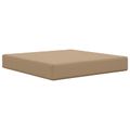 vidaXL Vankúš na vonkajšiu pohovku Polyester Sivohnedá 60 x 60 cm