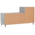vidaXL Botník betónovo sivý 102x36x60 cm spracované drevo