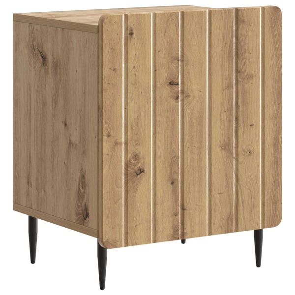 vidaXL Nočný stolík Dub artisan 43 x 34,5 x 52 cm Kompozitné drevo