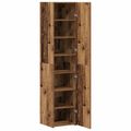 vidaXL Highboard Staré drevo 40 x 42,5 x 185 cm