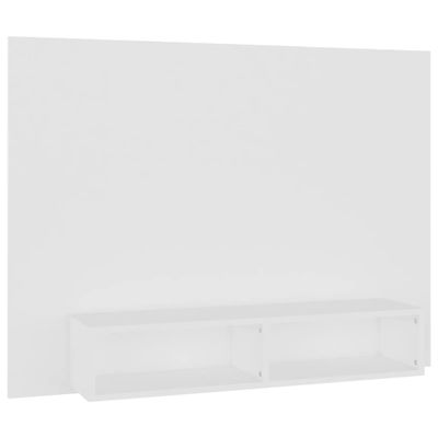 vidaXL Nástenná TV skrinka biela 120x23,5x90 cm drevotrieska
