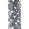 vidaXL Vianočná girlanda s LED svetielkami 20 m strieborná